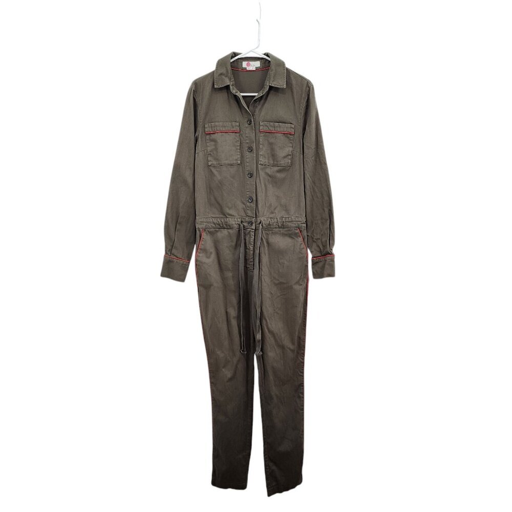 Boden Women's Jessie Jumpsuit Classic Khaki Sz 6T